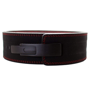 High Quality Leather Lever <b>Belt</b> with Heavy Duty Lever Buckle for Professional Powerlifting Gym Workout OEM Manufacturer - Product Image 5