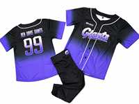 Maillot de baseball unisexe Marter Industry, sublimé, anti-humidité, uniforme d'équipe, manches courtes, grandes tailles, été