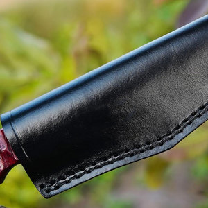 Funda de Cuero Tradicional para Cuchillo, Hecha a Mano, de Piel de Vaca, para Camping, Caza y Bushcraft - Product Image 6