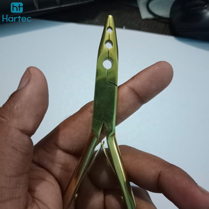 Pinzas para Extensiones de Cabello, Herramienta de Metal con Dientes Planos para Instalar y Retirar Extensiones de Queratina, Herramientas Profesionales para Salón de Belleza - Product Image 5
