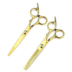 Ciseaux de coiffure professionnels en acier inoxydable, ciseaux à effiler, ensemble de ciseaux de barbier pour coiffeurs - Product Image 5