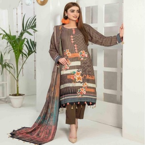 Tawakkal-traje de 3 piezas con estampado Digital para mujer, Colección bonita y elegante, ZEENAT - Product Image 4