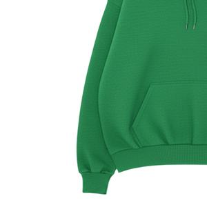 Sweat à capuche homme personnalisé OEM haute qualité en coton polaire fermeture éclair couleurs personnalisées motif à carreaux anti-boulochage respirant 260g - Product Image 2