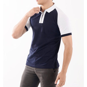 Nuevo Diseño de Camisetas de Golf para Hombre, Tejidas, Transpirables, de Manga Corta, con Logotipo Personalizado, Servicio OEM, Algodón de Alta Calidad, Gran Venta - Product Image 4