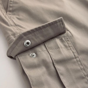 กางเกงขาสั้นกีฬาผู้ชายสำหรับฤดูร้อน ทรงตรง ไซส์ใหญ่ ผ้าเนื้อนุ่ม ระบายอากาศได้ดี เป็นมิตรกับสิ่งแวดล้อม สไตล์ไฮสตรีท - Product Image 5