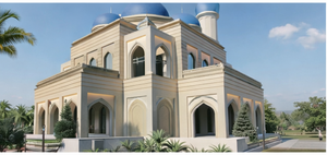 Sculpture religieuse pour l'intérieur et l'extérieur de la mosquée, art islamique sculpté à la main, design moderne, taille personnalisable, résistant aux intempéries, plafond - Product Image 2