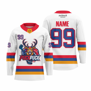 Wholesale Custom <b>Long</b> Sleeves Fleece Ice Hockey Hoodie Jersey Polyester Fabric Sublimation Ice Hoodies Hockey Uniform 280g - Product Image 2