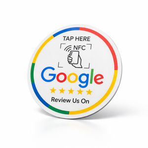 Etiqueta Adhesiva con Código QR para Reseñas de Google, Forma Personalizada, Tarjeta de PVC, Etiqueta de Visualización de Calificaciones y Comentarios - Product Image 1
