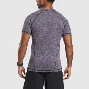 Camiseta de 100% algodón con estampado de gran tamaño para hombre, tejido de punto de bambú pesado personalizado, mangas cortas ligeras - Product Image 2