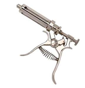 Pistolet seringue vétérinaire professionnel continu en acier inoxydable pour la vaccination et les soins du bétail - Product Image 1