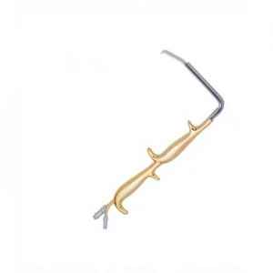 Instrument de chirurgie plastique Tebbetts, rétracteur pour chirurgie mammaire à double poignée avec extrémité lisse, 18,5 cm, en acier inoxydable - Product Image 3