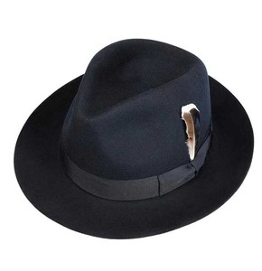Leather Cowboy <b>Hat</b> Rugged Outback Style Wide Brim Outdoor Travel Casual Unisex Genuine Full Grain Leather - Product Image 1