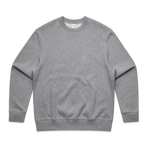 Premium Heavyweight Crew Neck Sweatshirt Heather Gray Cotton Fleece <b>Pullover</b> Pre Shrunk Anti Pill Thick Warm Cozy <b>Jumper</b> - Product Image 4