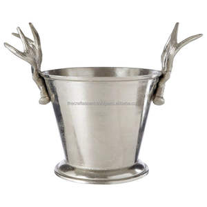 Soporte Metálico Personalizado al por Mayor para Enfriador de Botellas de Vino, para Bares y Restaurantes, Cubitera Portátil con Asa para Bebidas - Product Image 4