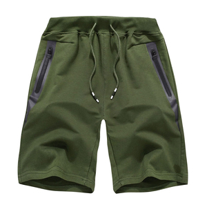 Shorts de plage pour hommes de style urbain, en toile 100% coton imprimée OEM de haute qualité, séchage rapide, respirant, avec cordon de serrage - Product Image 2