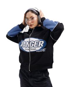 2025 Best Selling Unisex Long Puffer <b>Jackets</b> Custom OEM Clothing Manufacturer Front Color <b>Patchwork</b> Varsity <b>Jacket</b> Plain Dyed - Product Image 4