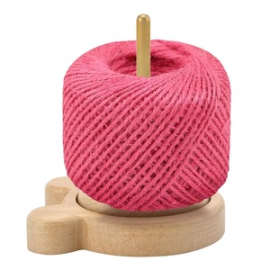 Wooden Yarn Holder Yarn Stand Rotating Ball Winder <b>Knitting</b> Crochet Thread Organizer for Handcrafts Use - Product Image 1