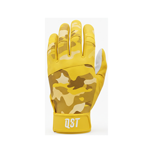 Gants de frappe de baseball à imprimé camouflage, paume lisse, gants de frappe de softball à manchette large, logo personnalisé, OEM ODM, directement de l'usine - Product Image 3