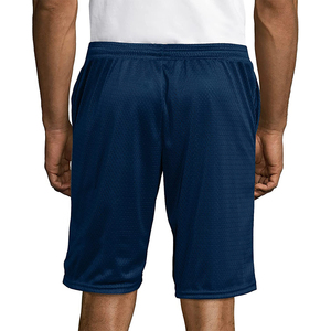 Shorts de basketball pour hommes, sportifs, confortables, de haute qualité, en toile à impression numérique unie, taille haute avec cordon de serrage, pour athlètes - Product Image 2
