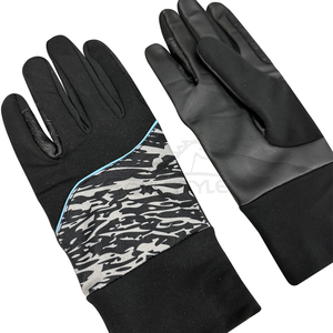 Guantes de equitación unisex de invierno, aislados, de cuero PU, con estampado de camuflaje, para exteriores, con agarre, proveedor OEM - Product Image 2