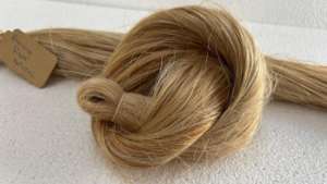 Fibres capillaires naturelles de banane, extensions de cheveux vegan durables, fibres de tige de banane brutes et organiques, fibres textiles biodégradables en vrac - Product Image 4