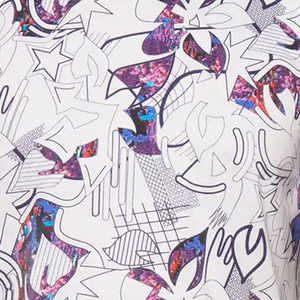 เสื้อยืดลำลองผู้ชายสีขาวพิมพ์ลาย คอกลม แขนสั้น ทรงปกติ พิมพ์ลายดิจิทัล ผ้าโพลีเอสเตอร์เจอร์ซีย์ ระบายอากาศได้ดี เหมาะสำหรับใส่ในฤดูร้อน - Product Image 4