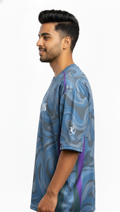Camiseta Casual Oversize para Hombre, Estilo Urbano, Sublimada, Moderna, Corte Regular, Poliéster/Algodón, Ecológica y Transpirable - Product Image 5