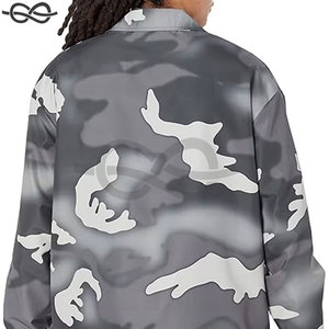 Veste Coach à Motif Camouflage Graphique, Style Quotidien Chic, Imprimé Unique, Légère et Confortable, Design Streetwear - Product Image 2