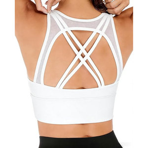 Solid Trader Premium Brassière de sport athlétique avec découpe au dos élégante, respirante et sans couture, pour l'entraînement, la course en extérieur et le jogging - Product Image 4