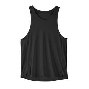 Débardeur de sport pour homme en polyester et coton, col en V, sans manches, maille respirante, tricoté - Product Image 5