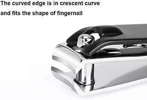 Lot de 2 coupe-ongles robustes en acier à haute teneur en carbone, à mâchoires larges, pour ongles épais et incarnés, professionnel, OEM - Product Image 4