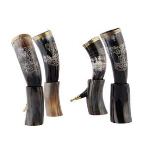 Cuerno para Beber Vikingo Tallado con Diseño Animal, de Tacto Real, Personalizable, Ideal para Recuerdos en Reuniones y Celebraciones Festivas, Superventas - Product Image 6