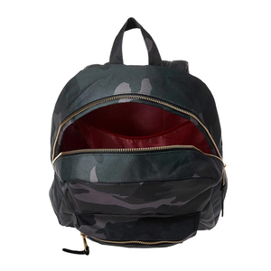 Sac à dos en toile camouflage noir et gris avec poche avant zippée, poignée supérieure et bretelles, sac à dos de 50-70L - Product Image 4