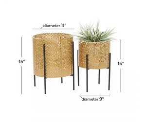 Macetero Metálico Minimalista Personalizado, Duradero y Elegante, para Interiores y Exteriores, Agrega Elegancia a Cualquier Jardín o Decoración del Hogar - Product Image 6