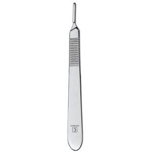Manche de bistouri chirurgical 3 en 1, antidérapant, en acier inoxydable durable, pour instruments chirurgicaux capillaires - Product Image 2