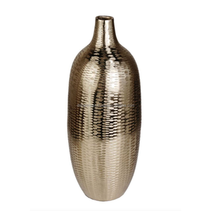 Venta caliente de aluminio fundido de metal resistente flor florero decorativo para sala de estar - Product Image 1