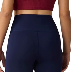 Pantalon de yoga évasé taille haute bleu marine pour femme – Legging athlétique doux et extensible pour l'entraînement, la gym, le fitness et le quotidien - Product Image 6