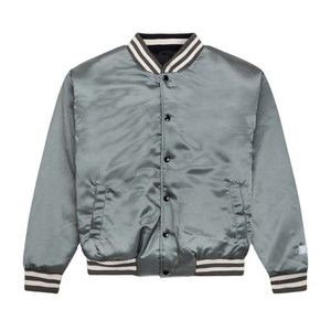 Veste de baseball personnalisée en satin de haute qualité, dernière conception, coupe confortable, vente en gros - Product Image 6