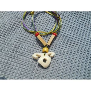 Collar de Hueso de Cristal Tallado a Mano, Estilo Tribal Boho Étnico, Joyería de Diseño, Regalo - Product Image 6