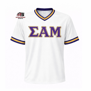 Venta al por Mayor de Camisetas Deportivas Personalizadas para Fraternidades con Sublimación Completa, Tejido de Punto de Secado Rápido y Ecológico - Product Image 1