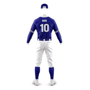 ชุดเบสบอลชายแบบกำหนดเองพร้อมเสื้อและกางเกงแบบซับลิเมชั่นสำหรับทีมมืออาชีพ ชุดเบสบอลชายน้ำหนักเบา - Product Image 2