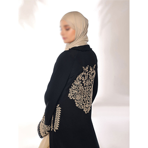 OEM/ODM Customized Casual Plus Size Muslim Abaya <b>Long</b> Sleeves <b>Eid</b> Dubai Islamic Clothing High Quality <b>for</b> Women - Product Image 4