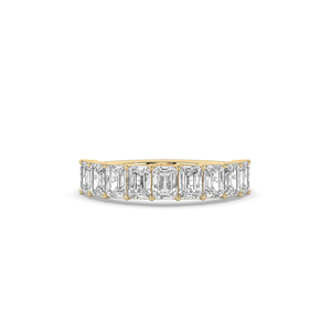 Custom 2.5Ct Lab Grown Diamond 925 <b>Silver</b> Gold <b>Ring</b> <b>Emerald</b> Cut IGI Certified Luxury Style Lightweight Her <b>Ring</b> - Product Image 3