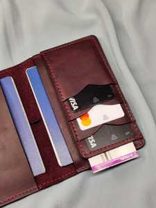 Secure RFID Genuine Leather Eco-Friendly Unisex Passport Holder Travel <b>Wallet</b> Custom Logo Cover Case Credit <b>Card</b> <b>Wallet</b> PTH-0138 - Product Image 5