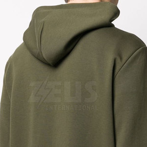 Sweats à capuche personnalisés avec logo, en coton mélangé, pour hommes élégants, à porter au quotidien. - Product Image 3