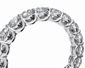 Anillo de Diamantes de Oro Sólido de 9KT, 14KT, 18KT, Oro Amarillo, Rosa y Blanco, Joyería de Diamantes Genuinos para Mujer, Anillo de Compromiso y Boda, Regalo - Product Image 3