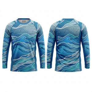 Maillot de pêche personnalisé OEM, design entièrement sublimé, chemise de pêche performante, séchage rapide, respirant, anti-UV, vêtements de pêche - Product Image 6