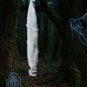 3ft di Halloween animato appeso bozzolo cadavere decorazione corpo morto Prop Horror urlo raccapricciante albero appeso decorazione per interni - Product Image 2