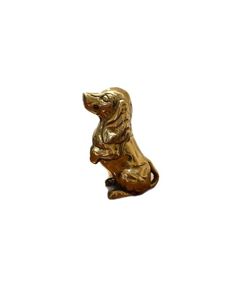 Statue de chien élégante en laiton pour centre de table décoratif, ornement de table et d'étagère pour salon - Product Image 2