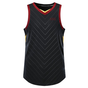 Maillot de basketball personnalisé pour équipes sportives – Respirant, anti-humidité, en tissu mesh à flux d'air, sans manches, pour l'entraînement et la pratique - Product Image 1